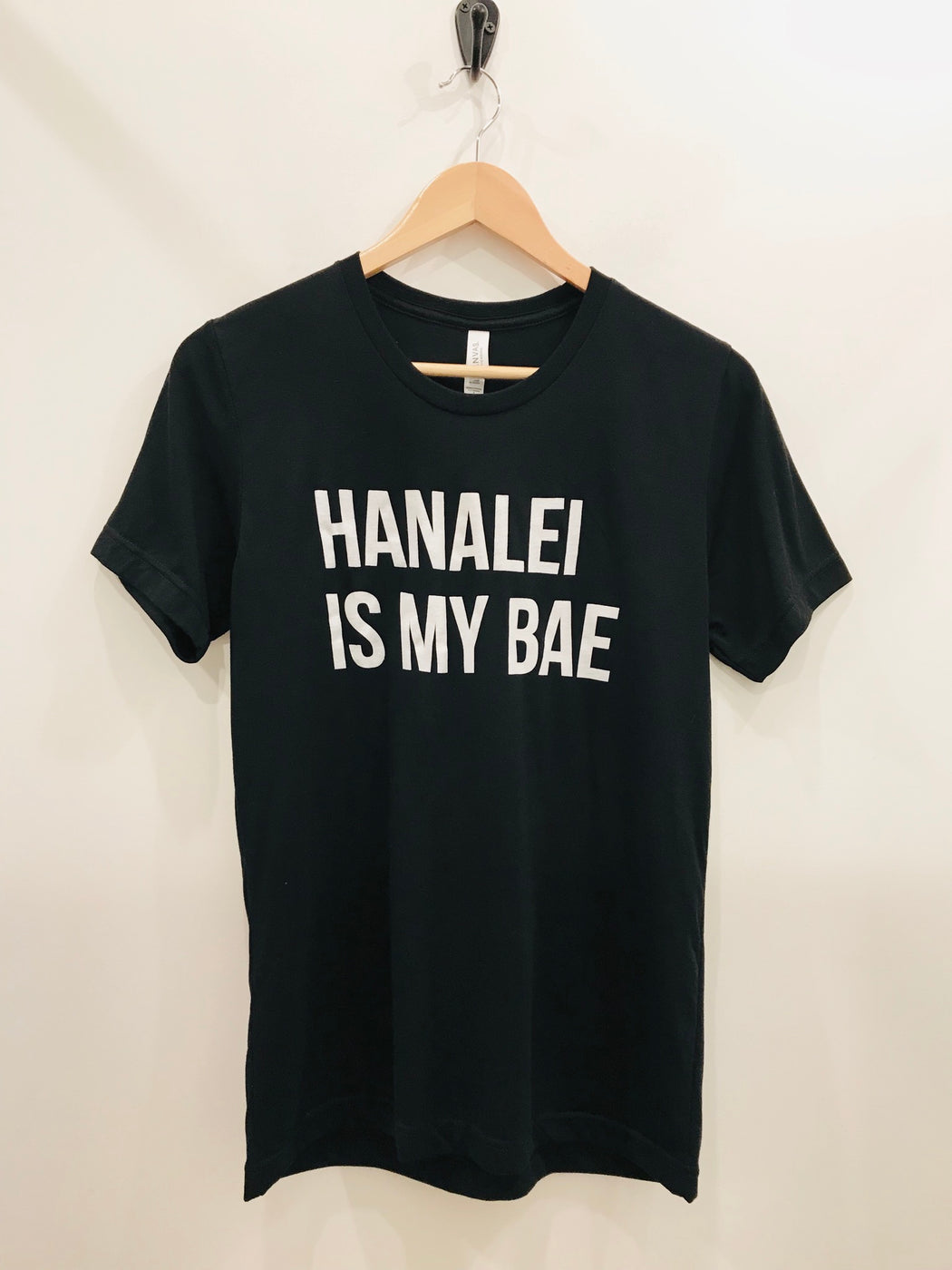 Hanalei is my Bae Tee | Black & White