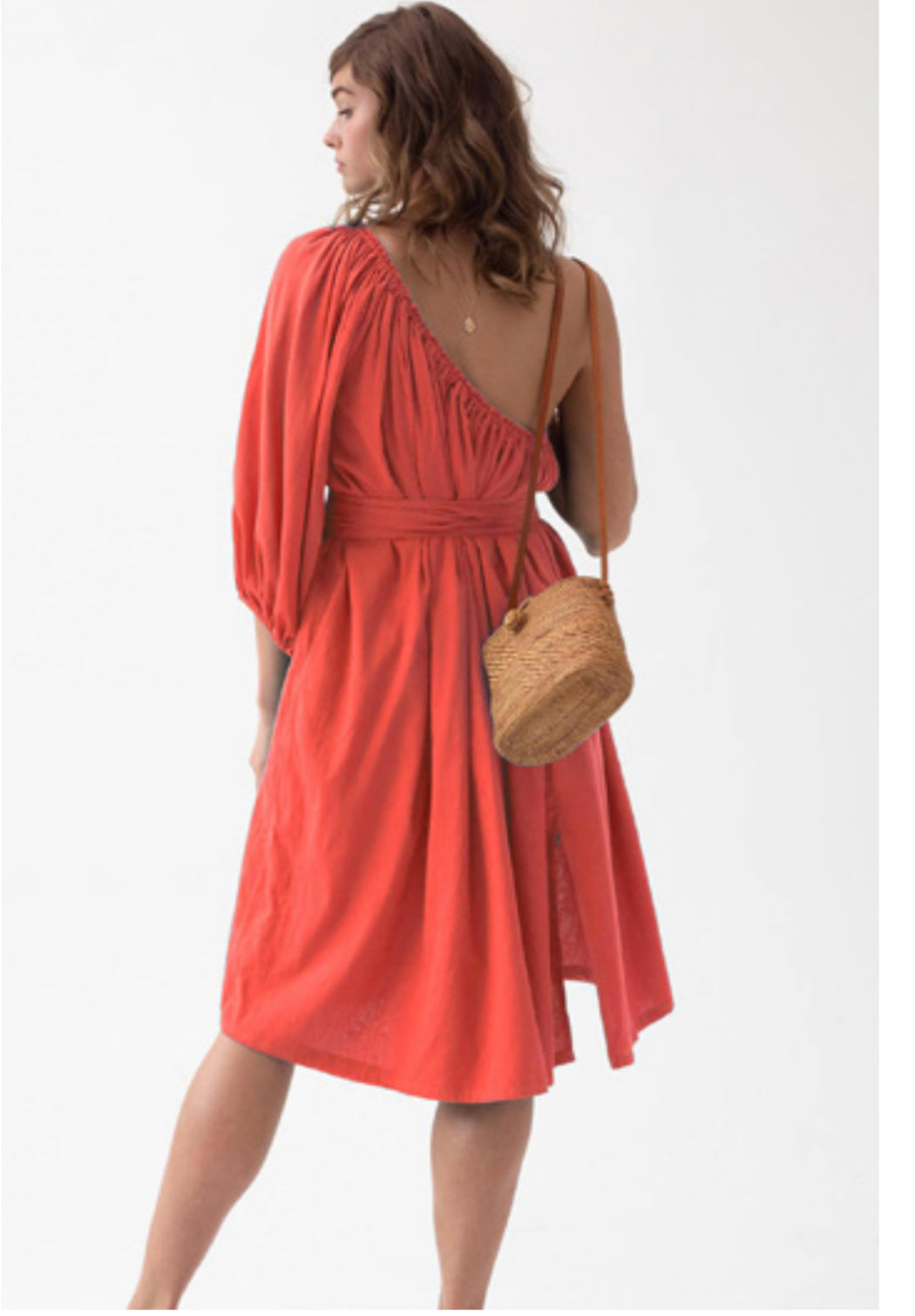 Azores Dress | Coral