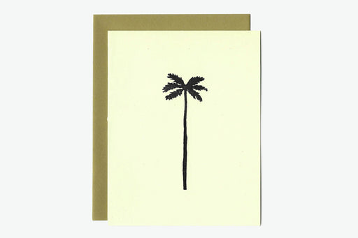 Single Palm Tree Card