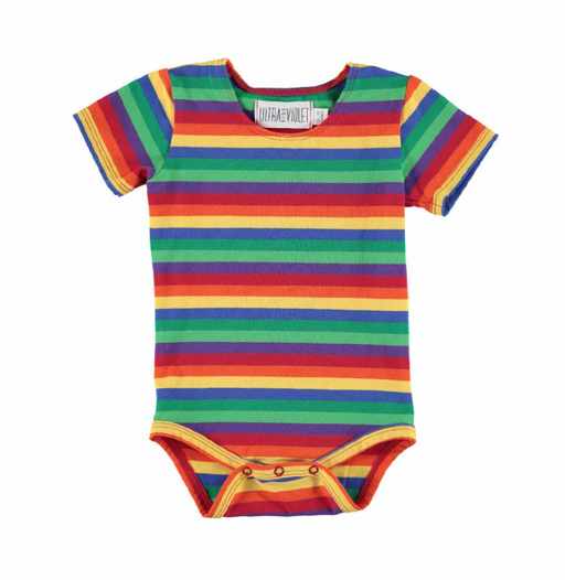 T Onesie | Rainbow Stripe