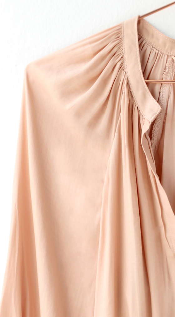 The Moroccan Top | Nude Silk