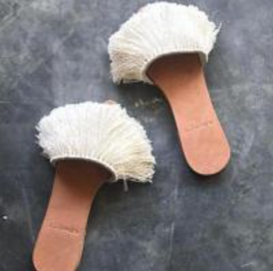 Silk Tassels Sandals