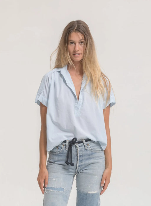 Motley Top |  Sky Blue